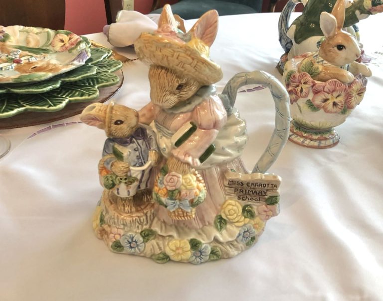 Frolicking Fitz and Floyd Bunnies Fill our Easter Tablescape with Fun ...