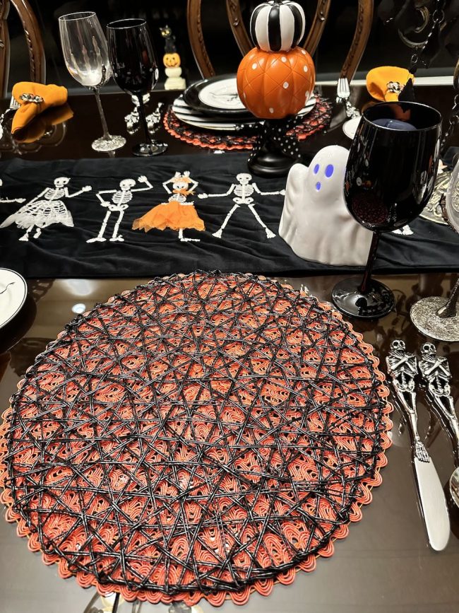 Dancing Skeleton Tablescape - Life is Better Lakeside
